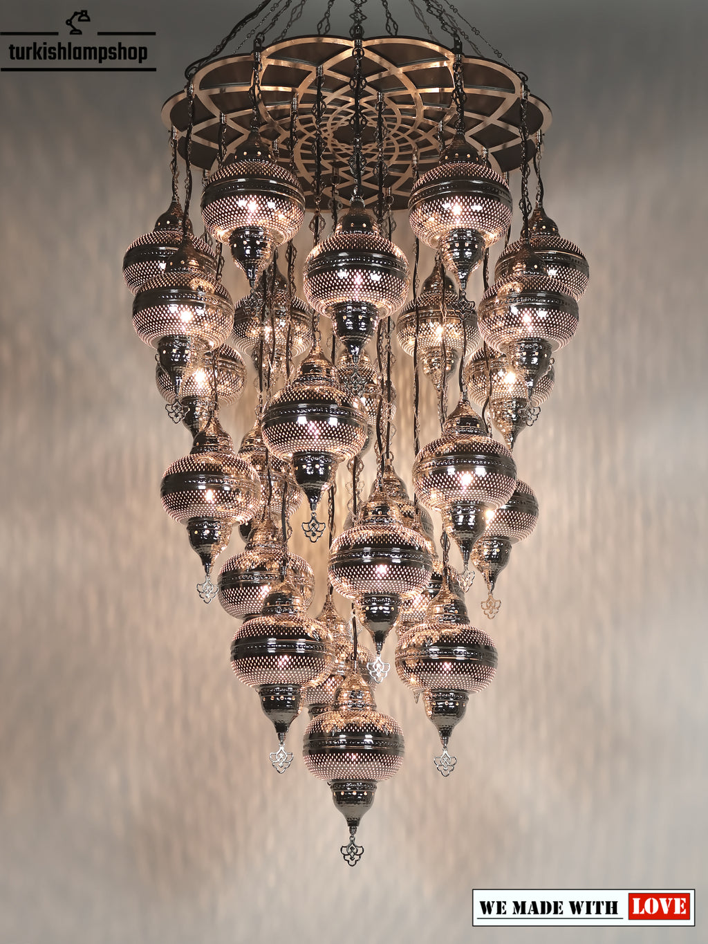 Moroccan Chandelier  25 Globe 