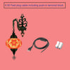 Plug Contact Turkish mosaic wall sconce lamp
