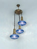 Stained Glass Chandelier 3-Globe Turkish Ceiling Light