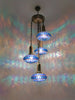 Turkish Chandelier stained glass 4-Globe Sprial 