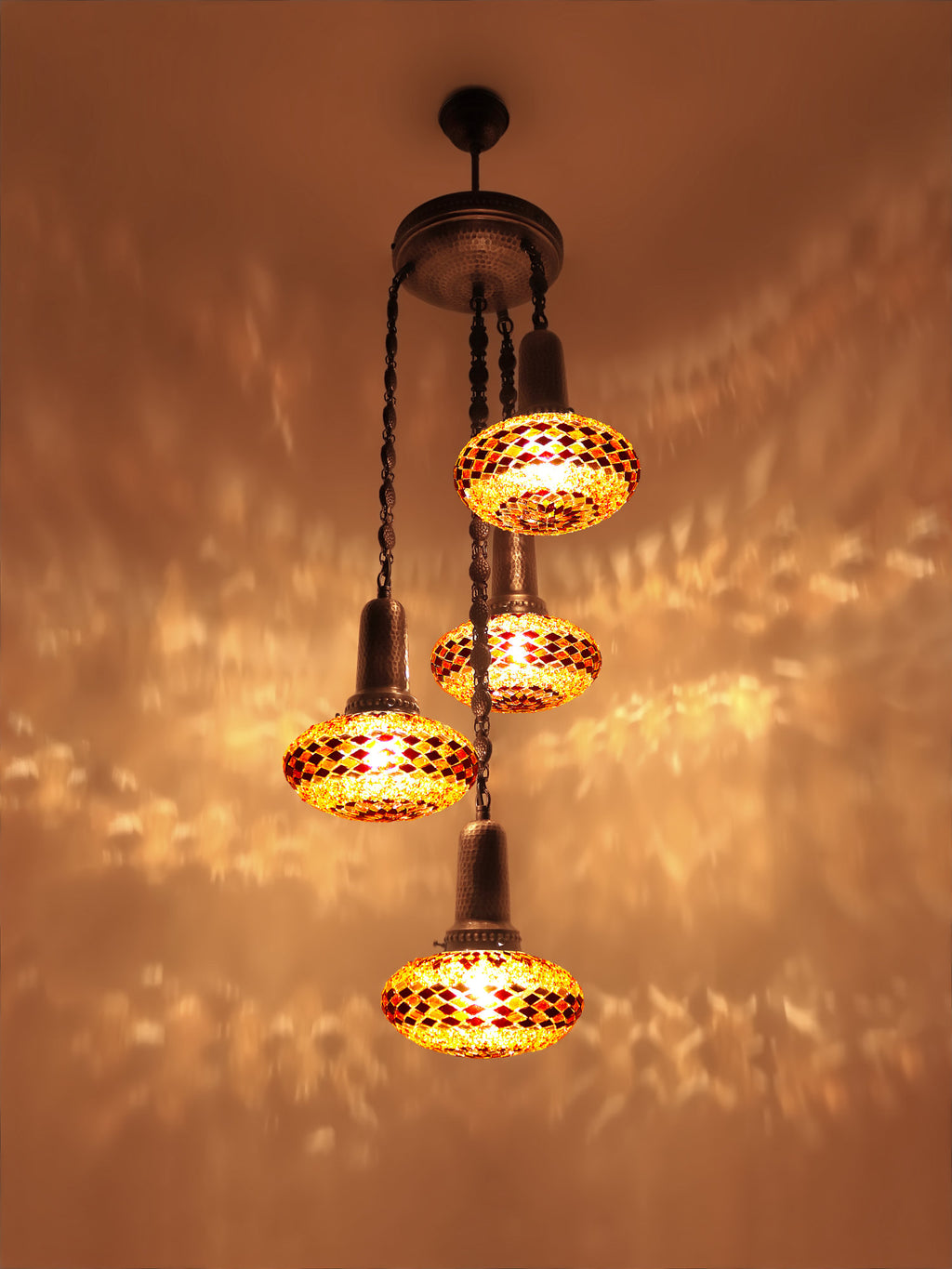Turkish Chandelier stained glass 