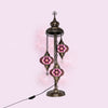 turkish Floor lamp 3 globe purple color