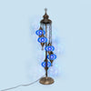 floor lamp turkish mosaic blue flower