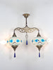 Mosaic Chandelier Big 2 Globe