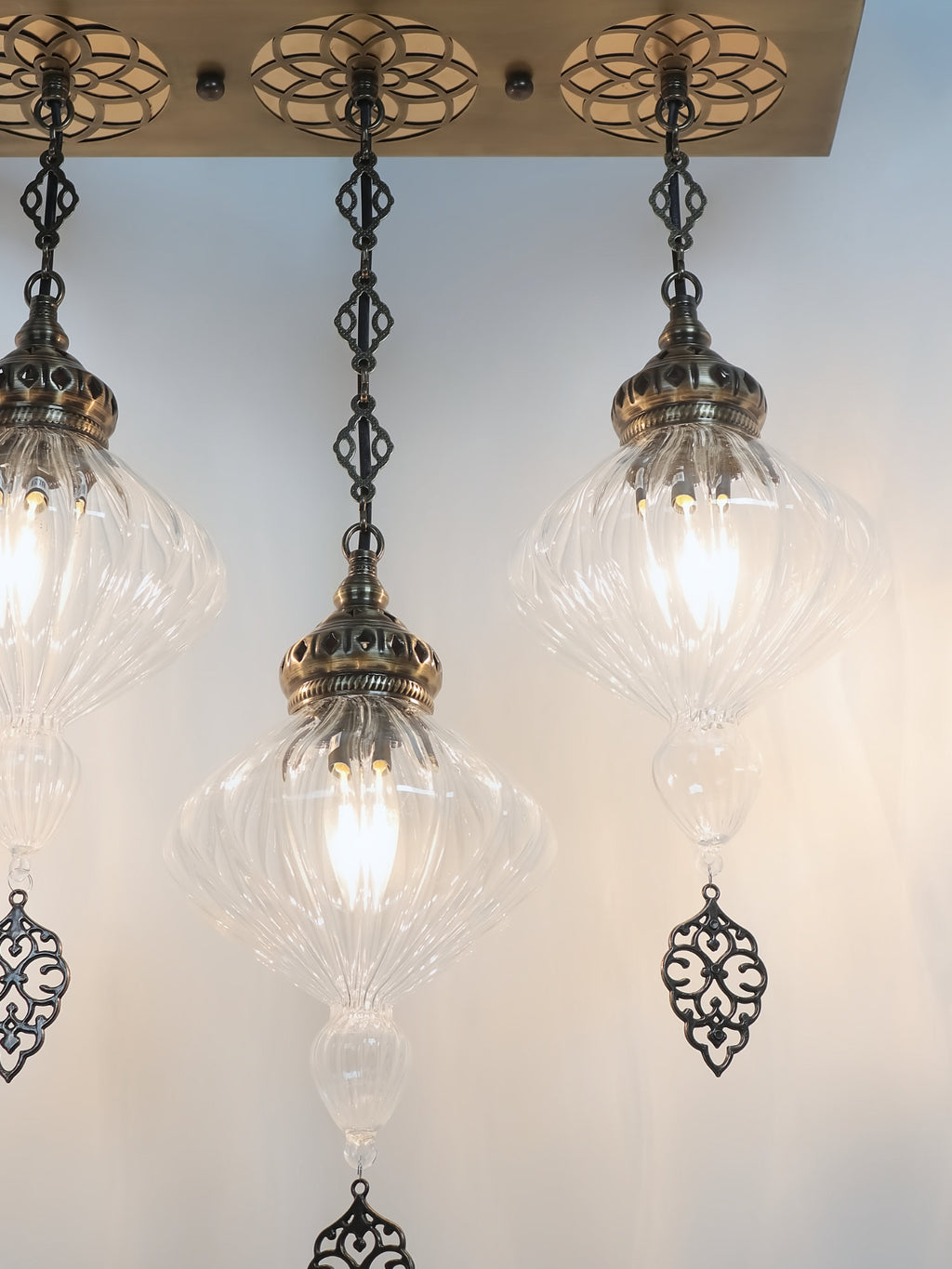 Turkish Chandelier 3 Globe 