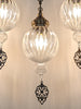 Turkish  Pyrex Glass Chandelier  