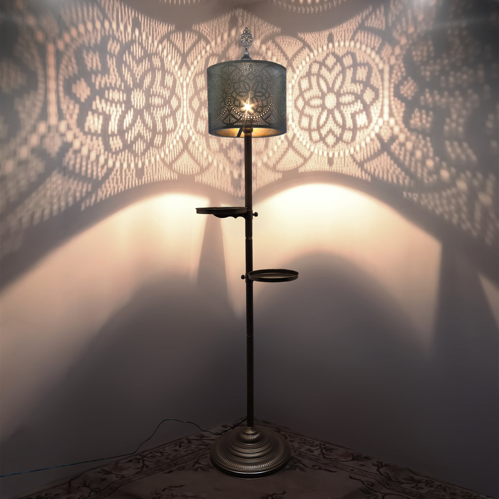 turkish floor lamp combo table dark video