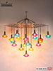 19 Globe Multicolor Ovall