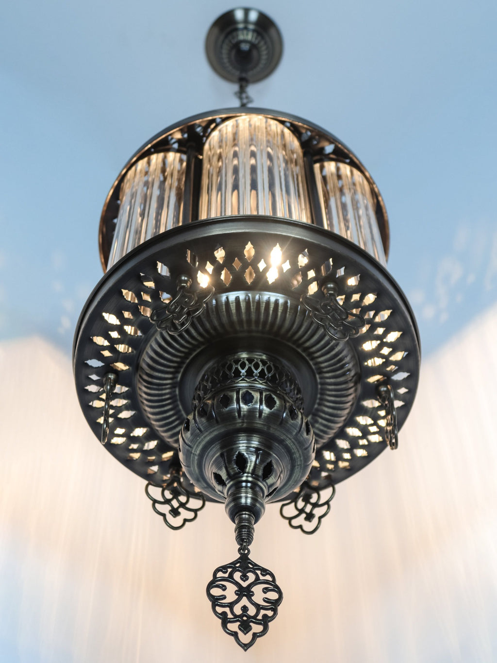 Blown Glass Lantern