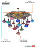Turkish Chandelier Big 19 Globe