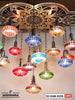 Mosaic Glass Chandelier Big 19 Globe