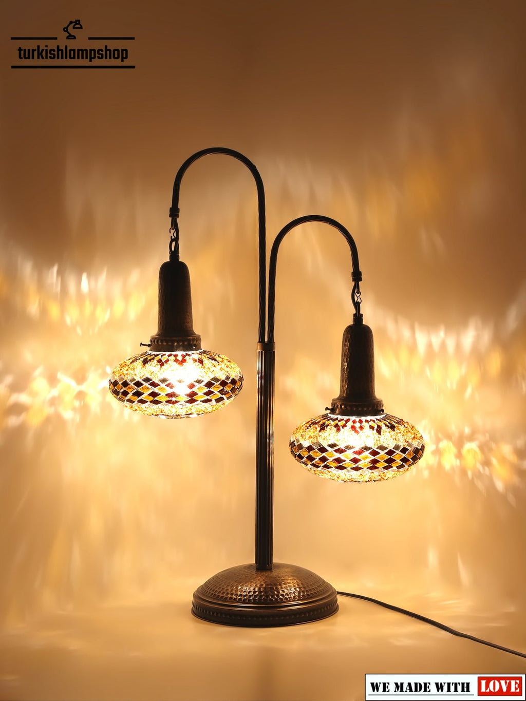Gold color mosaic 