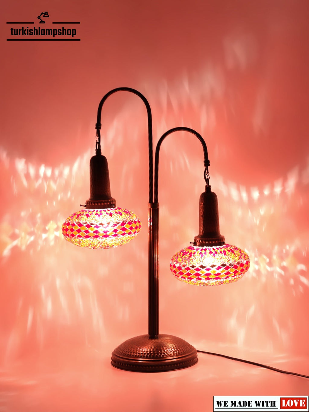 orange color lamp