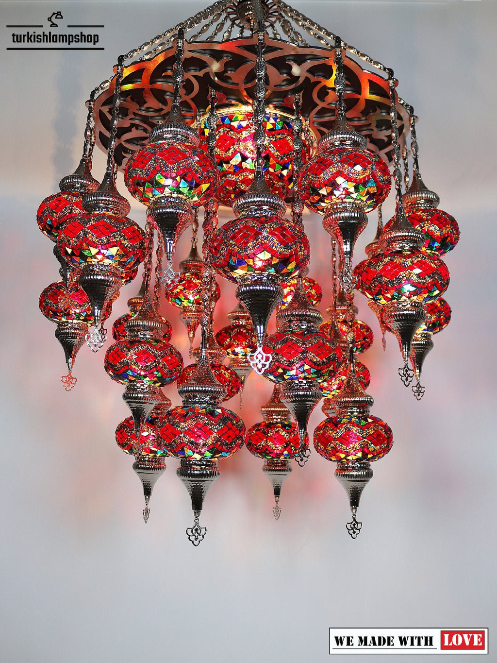 Turkish Mosaic Chandelier 