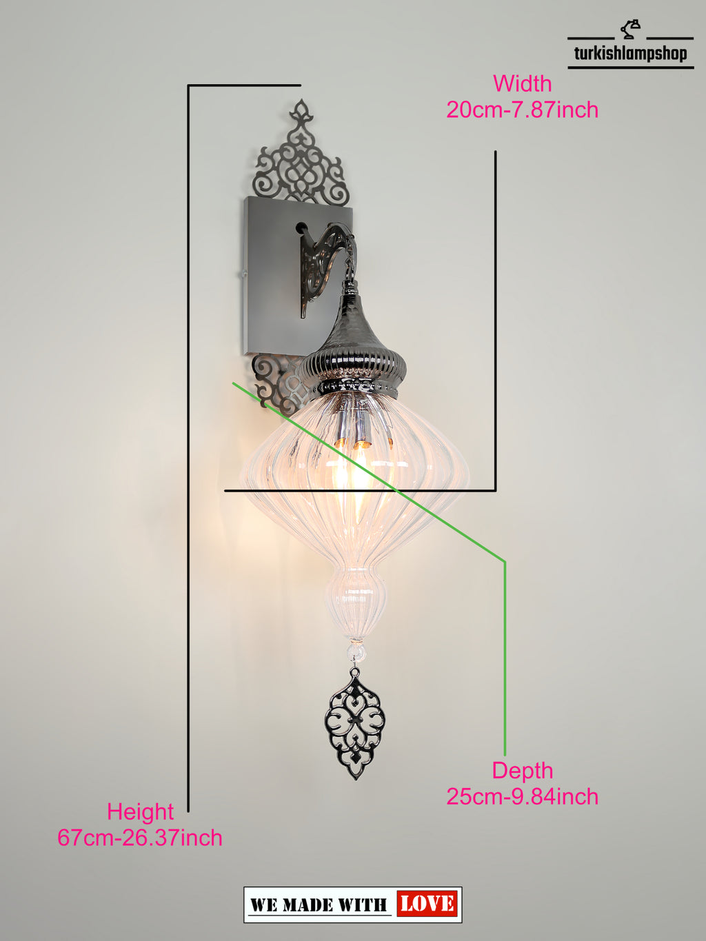  Wall Lamp size