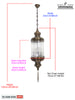 Pyrex Glass Clear Pendant Light 